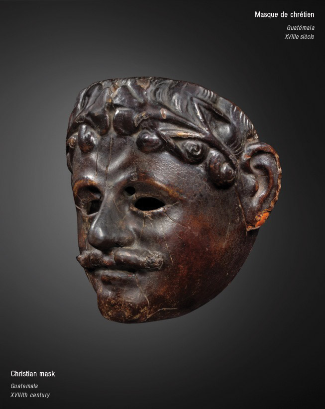 Masque de chrétien - Guatémala - XVIIIe siècle Masque de chrétien - Guatémala - XVIIIe siècle