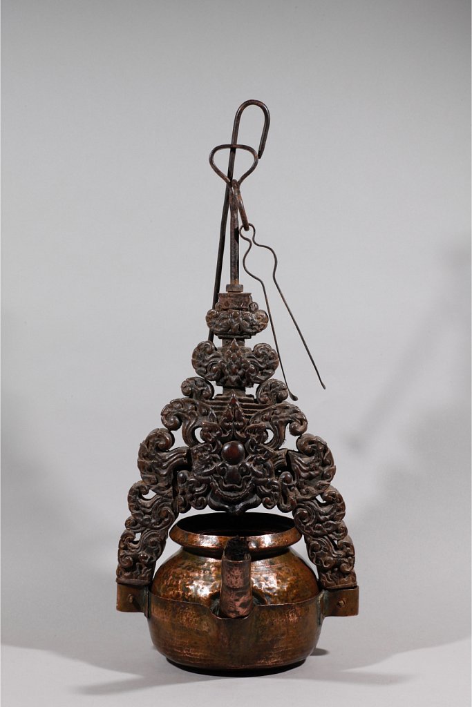 Lampe à huile de wayang kulit